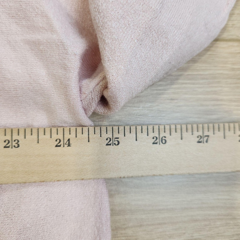 Eileen Fisher Sweater Womens XL Pink Linen Crewneck Pullover Lightweight Knit - Picture 6 of 8